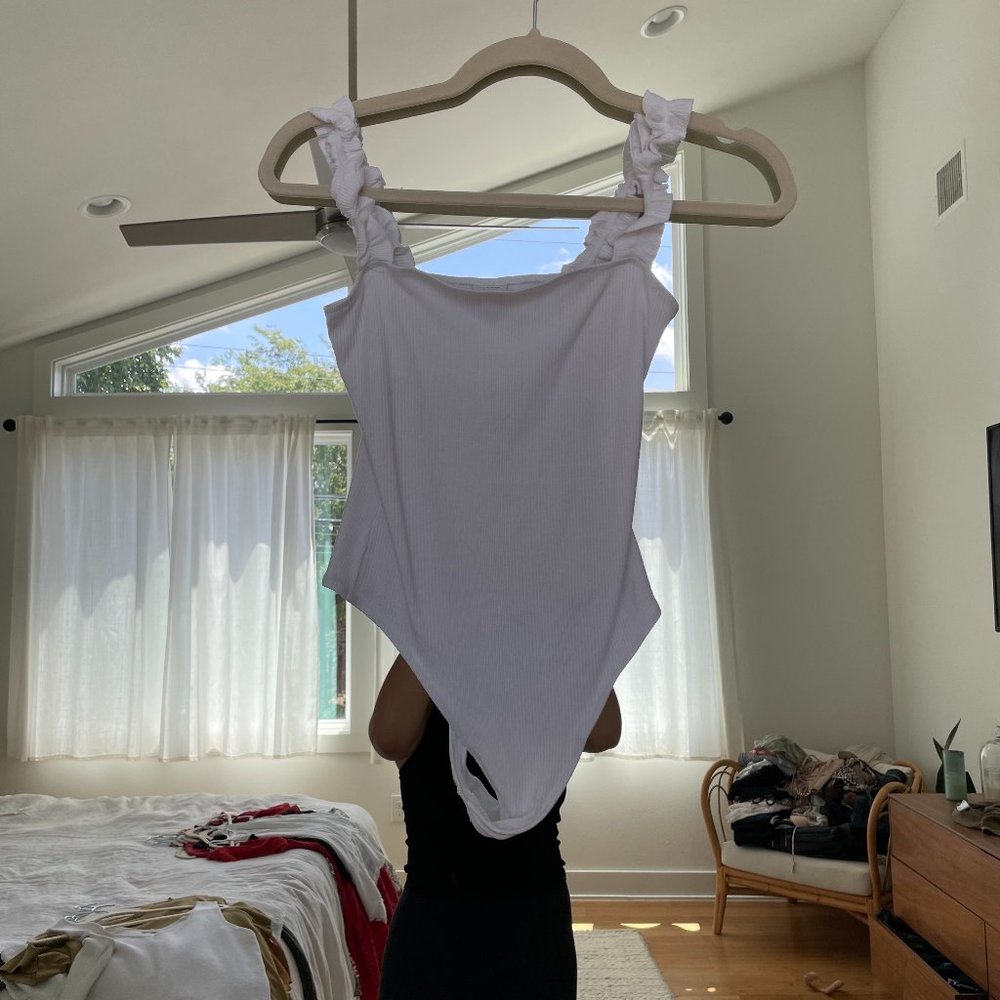 Aritzia White Bodysuit - Sunday Best